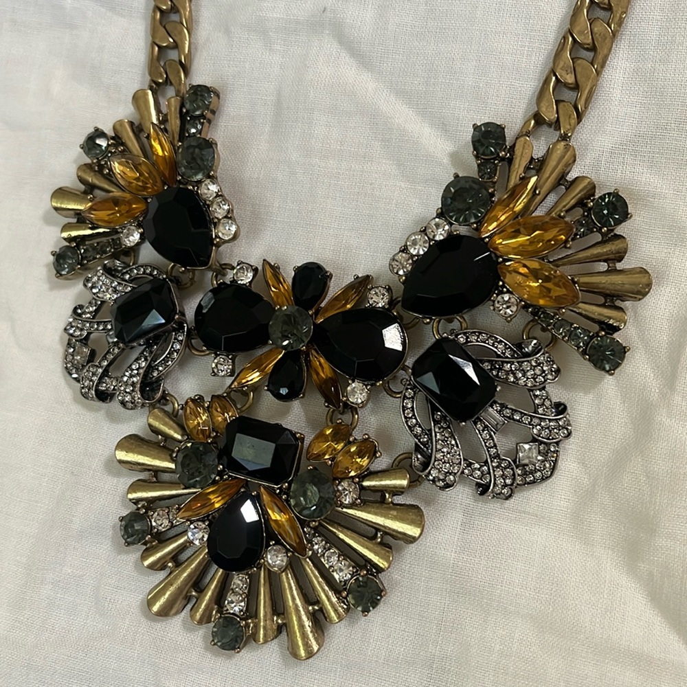 Black Stone Necklace - image 3